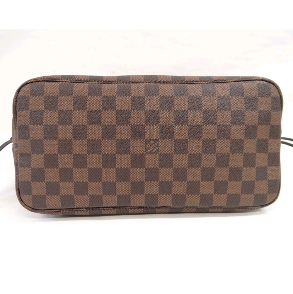 💕Louis Vuitton Tote Bag Neverfull MM Damier Ebene "Cherry RED Interior" - Picture 16 of 16